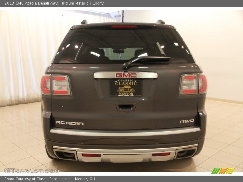 Iridium Metallic / Ebony 2013 GMC Acadia Denali AWD