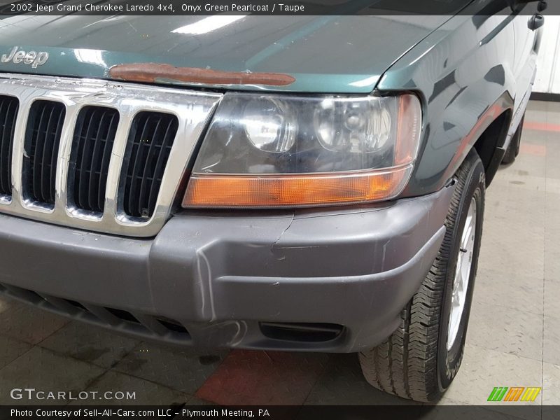 Onyx Green Pearlcoat / Taupe 2002 Jeep Grand Cherokee Laredo 4x4