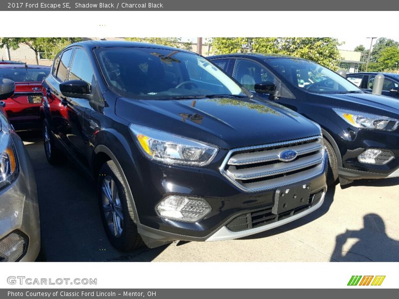 Shadow Black / Charcoal Black 2017 Ford Escape SE