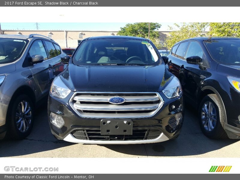 Shadow Black / Charcoal Black 2017 Ford Escape SE