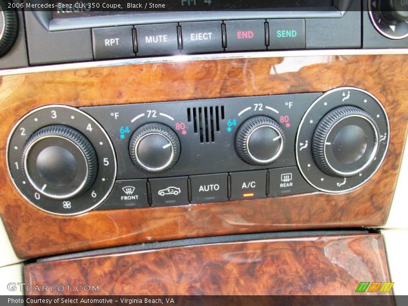 Black / Stone 2006 Mercedes-Benz CLK 350 Coupe