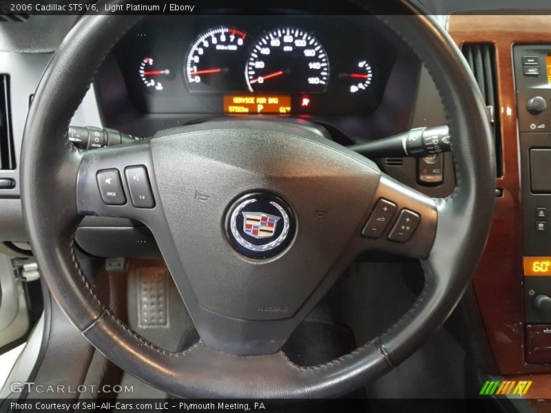 Light Platinum / Ebony 2006 Cadillac STS V6