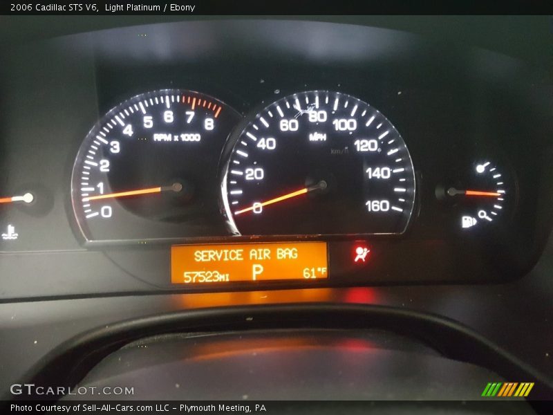 Light Platinum / Ebony 2006 Cadillac STS V6
