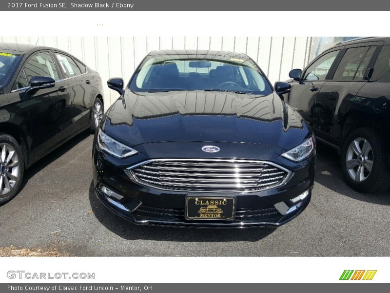 Shadow Black / Ebony 2017 Ford Fusion SE