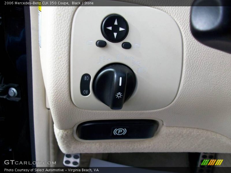 Black / Stone 2006 Mercedes-Benz CLK 350 Coupe