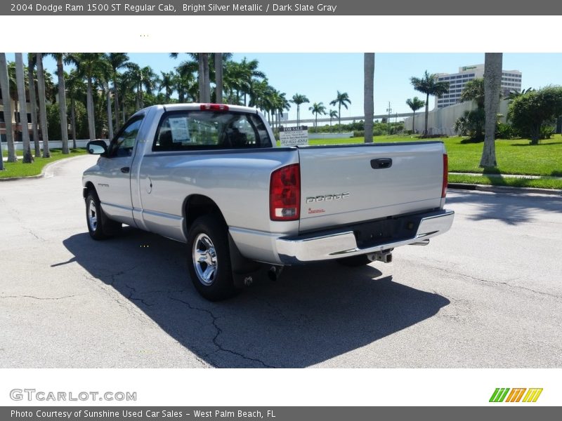 Bright Silver Metallic / Dark Slate Gray 2004 Dodge Ram 1500 ST Regular Cab