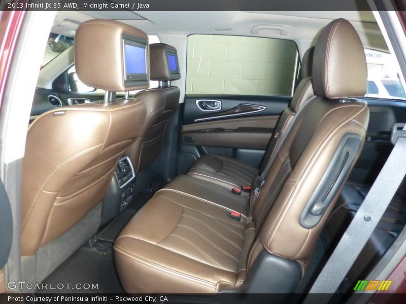 Midnight Garnet / Java 2013 Infiniti JX 35 AWD