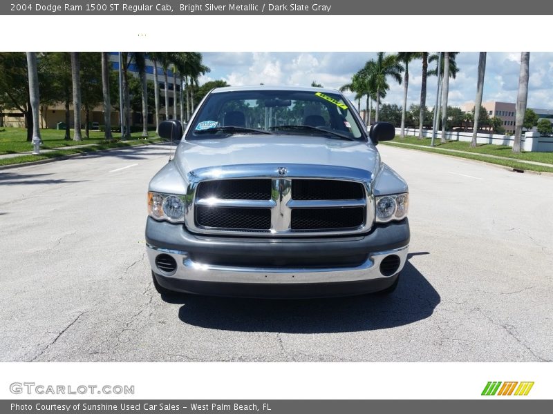Bright Silver Metallic / Dark Slate Gray 2004 Dodge Ram 1500 ST Regular Cab