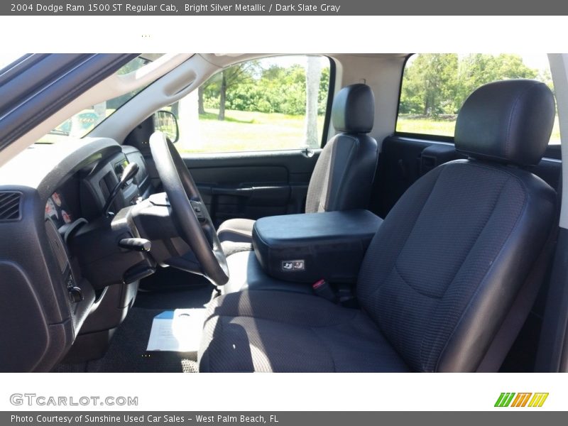 Bright Silver Metallic / Dark Slate Gray 2004 Dodge Ram 1500 ST Regular Cab