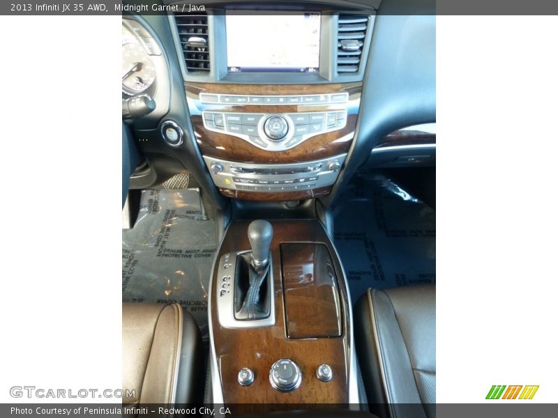 Midnight Garnet / Java 2013 Infiniti JX 35 AWD