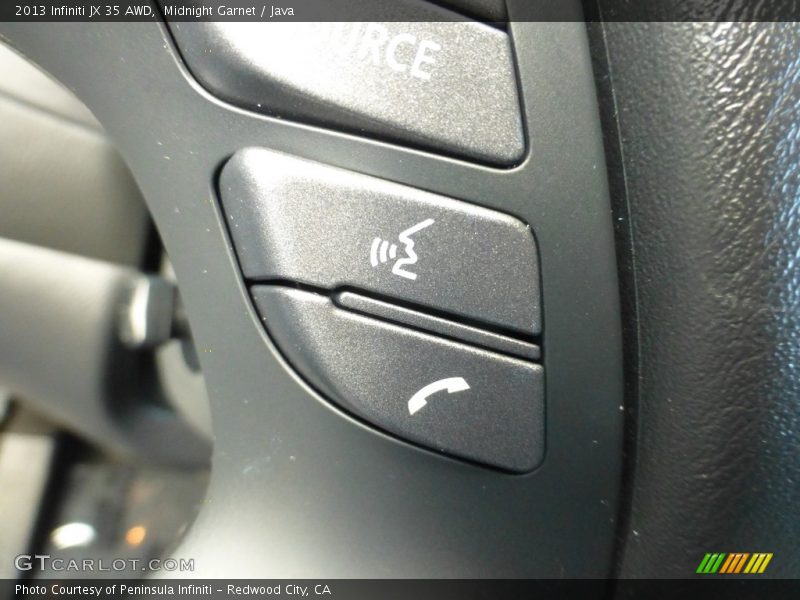Midnight Garnet / Java 2013 Infiniti JX 35 AWD
