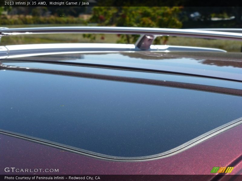 Midnight Garnet / Java 2013 Infiniti JX 35 AWD