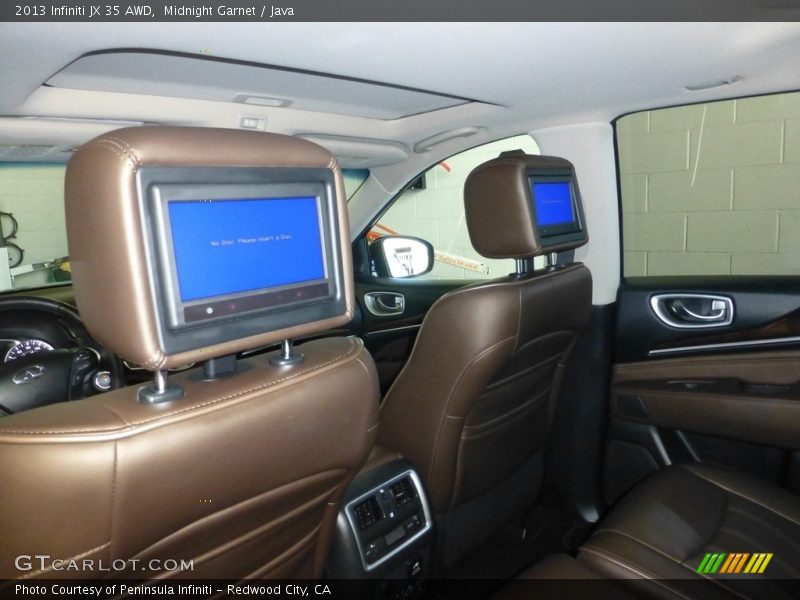 Midnight Garnet / Java 2013 Infiniti JX 35 AWD