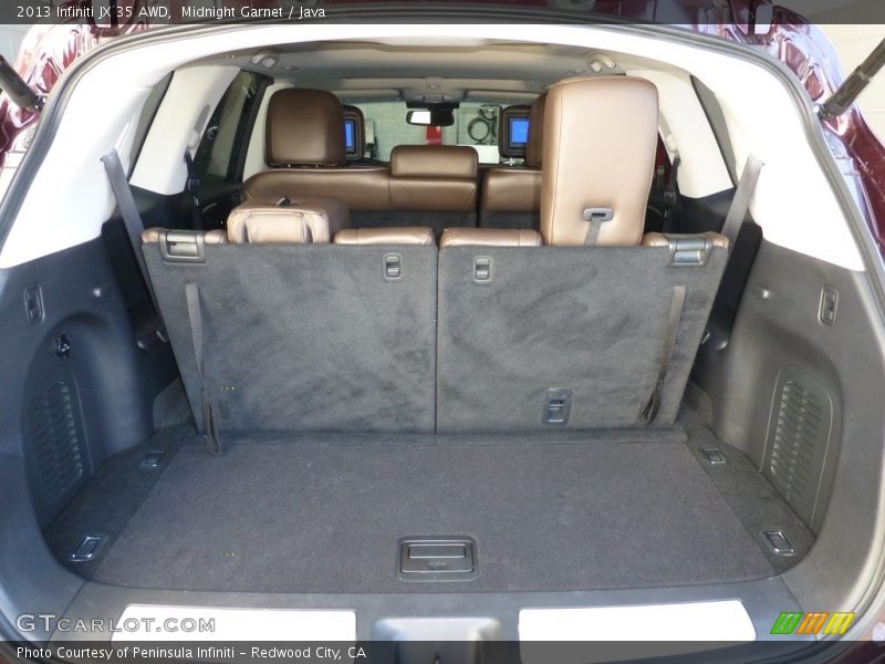 Midnight Garnet / Java 2013 Infiniti JX 35 AWD