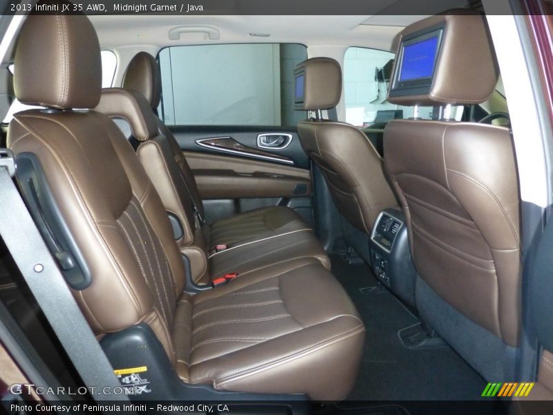Midnight Garnet / Java 2013 Infiniti JX 35 AWD