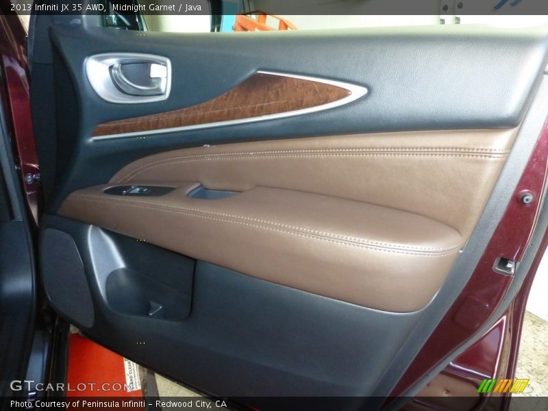 Midnight Garnet / Java 2013 Infiniti JX 35 AWD