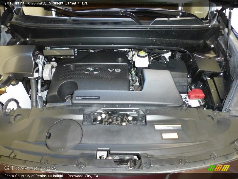 Midnight Garnet / Java 2013 Infiniti JX 35 AWD
