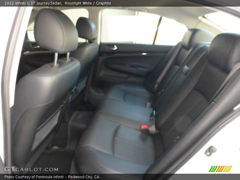 Moonlight White / Graphite 2013 Infiniti G 37 Journey Sedan
