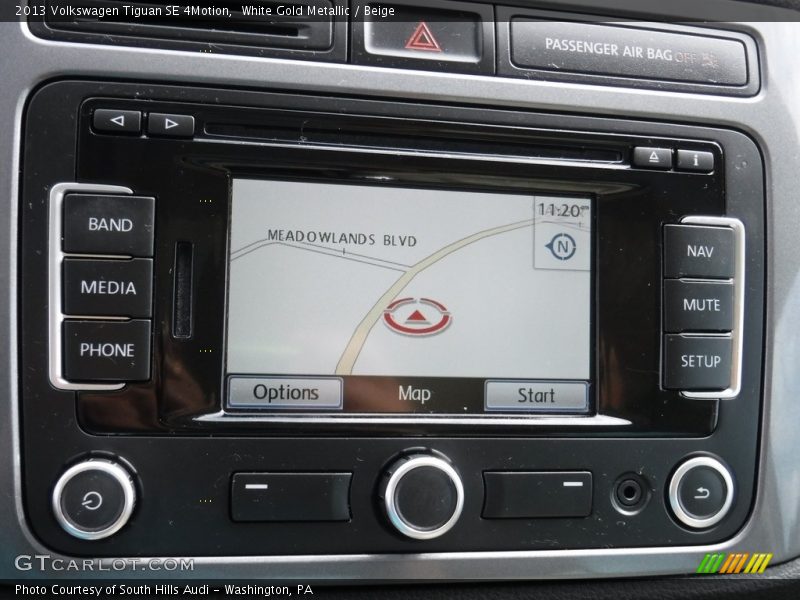 Controls of 2013 Tiguan SE 4Motion