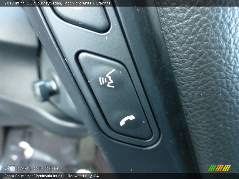 Moonlight White / Graphite 2013 Infiniti G 37 Journey Sedan