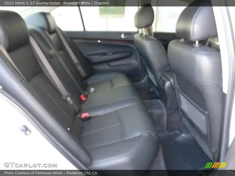 Moonlight White / Graphite 2013 Infiniti G 37 Journey Sedan