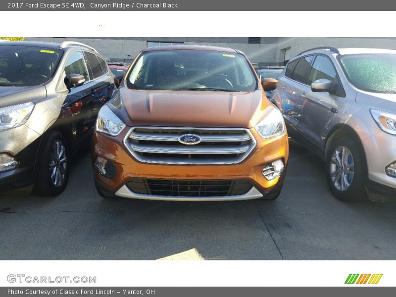 Canyon Ridge / Charcoal Black 2017 Ford Escape SE 4WD