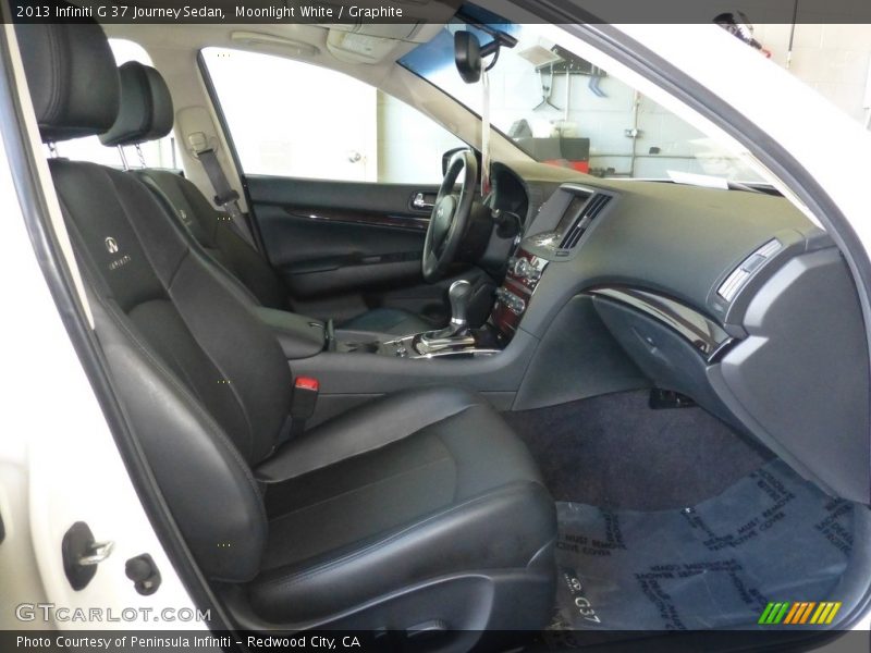 Moonlight White / Graphite 2013 Infiniti G 37 Journey Sedan
