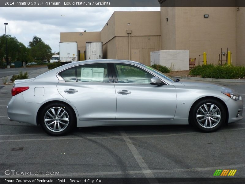 Liquid Platinum / Graphite 2014 Infiniti Q 50 3.7 Premium