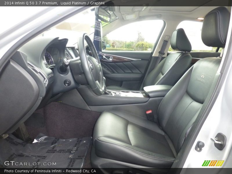 Liquid Platinum / Graphite 2014 Infiniti Q 50 3.7 Premium