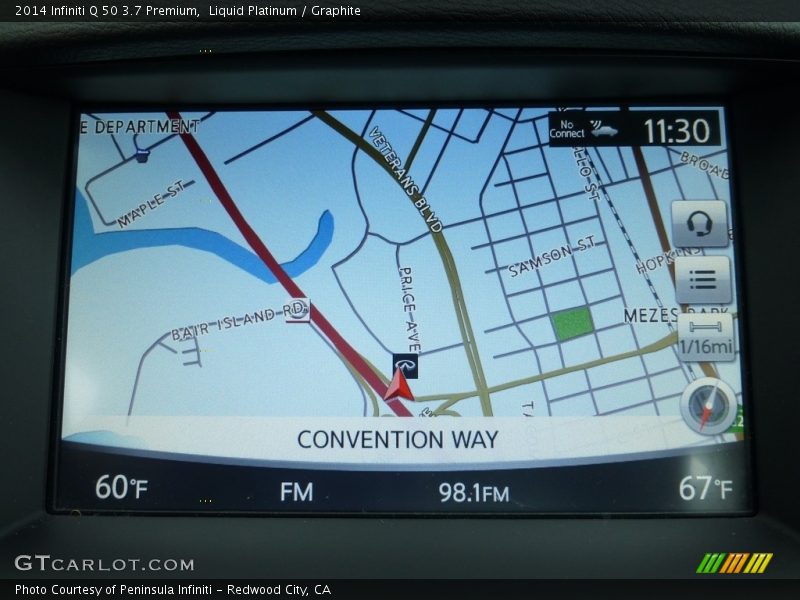 Liquid Platinum / Graphite 2014 Infiniti Q 50 3.7 Premium