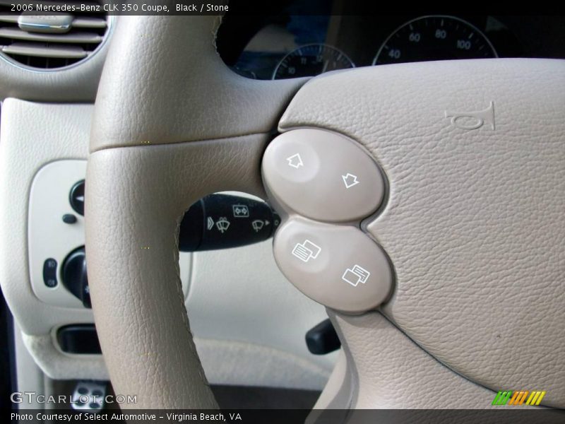 Black / Stone 2006 Mercedes-Benz CLK 350 Coupe