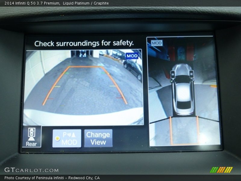 Liquid Platinum / Graphite 2014 Infiniti Q 50 3.7 Premium