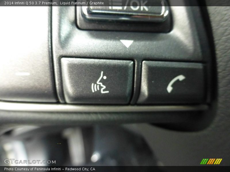 Liquid Platinum / Graphite 2014 Infiniti Q 50 3.7 Premium