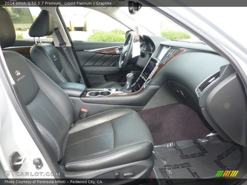 Liquid Platinum / Graphite 2014 Infiniti Q 50 3.7 Premium