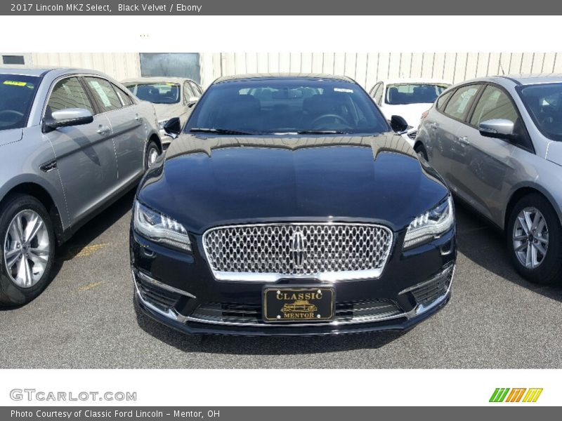 Black Velvet / Ebony 2017 Lincoln MKZ Select