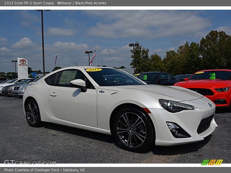 Whiteout / Black/Red Accents 2013 Scion FR-S Sport Coupe