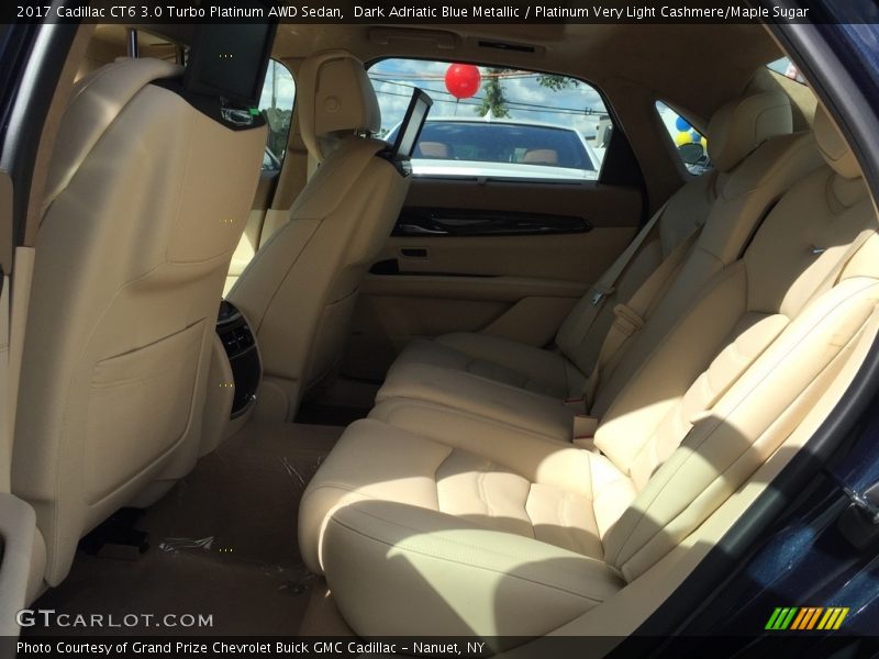 Dark Adriatic Blue Metallic / Platinum Very Light Cashmere/Maple Sugar 2017 Cadillac CT6 3.0 Turbo Platinum AWD Sedan