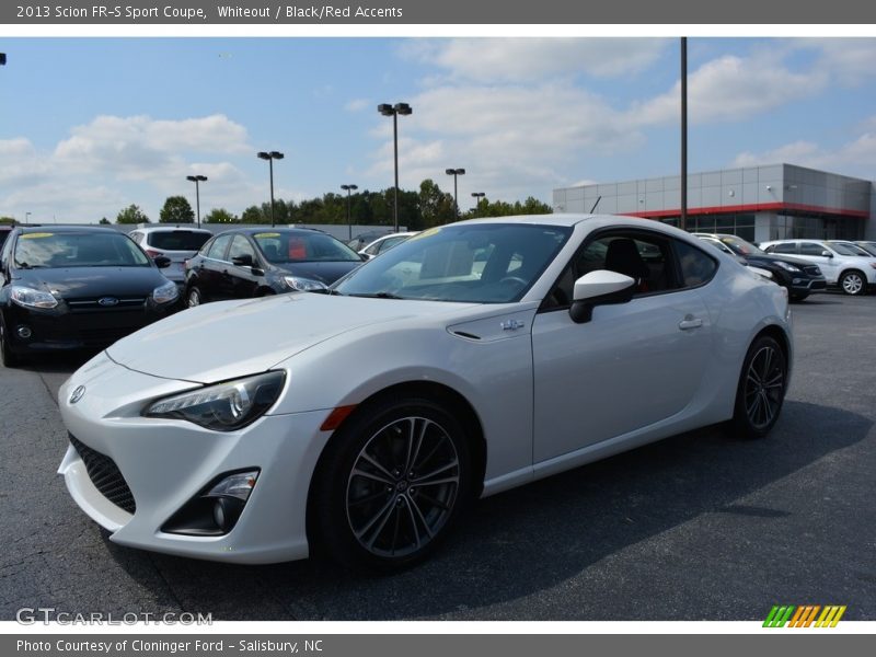 Whiteout / Black/Red Accents 2013 Scion FR-S Sport Coupe