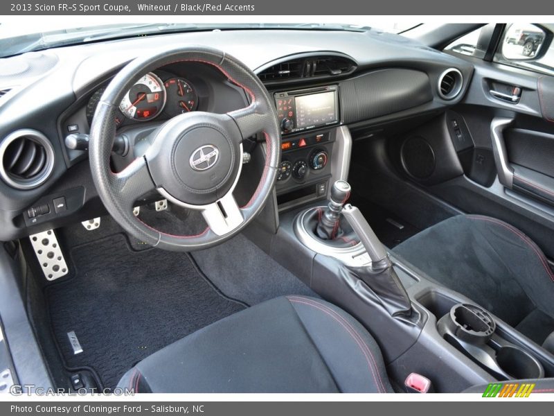 Whiteout / Black/Red Accents 2013 Scion FR-S Sport Coupe