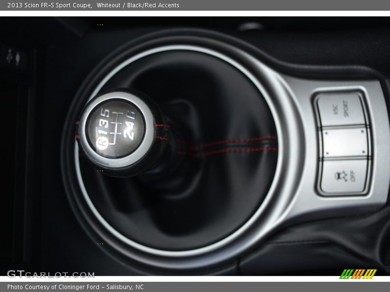 Whiteout / Black/Red Accents 2013 Scion FR-S Sport Coupe