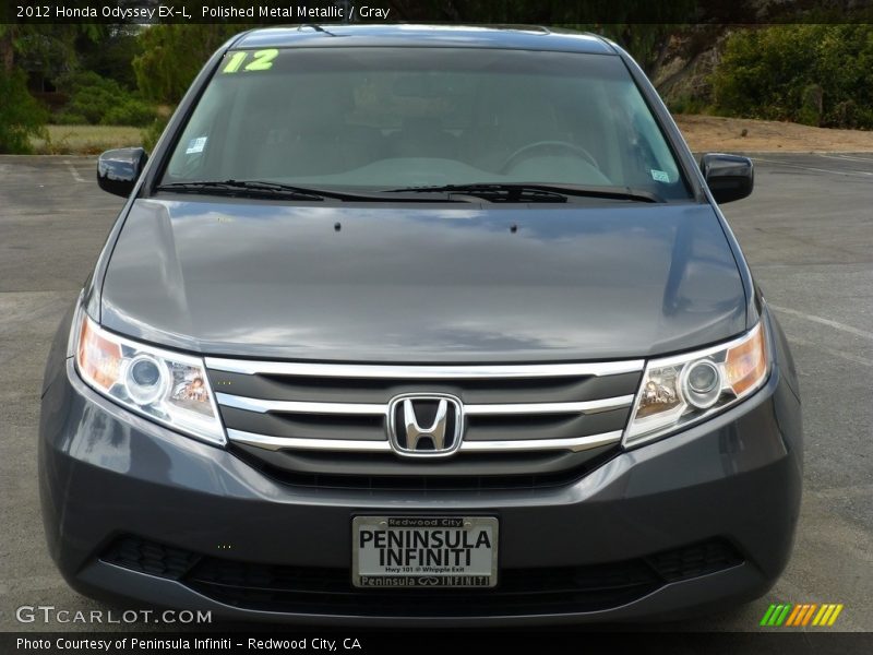 Polished Metal Metallic / Gray 2012 Honda Odyssey EX-L