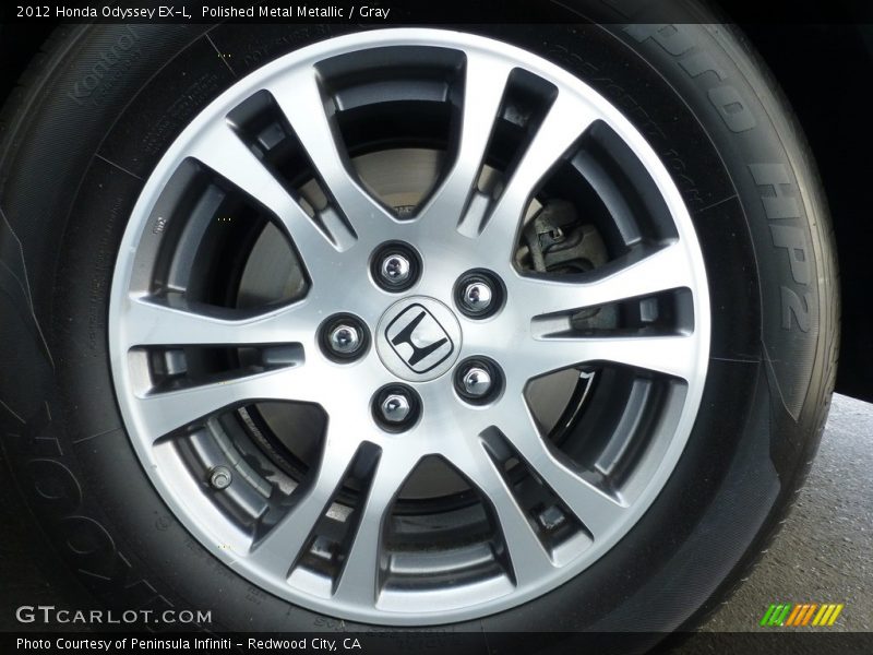 Polished Metal Metallic / Gray 2012 Honda Odyssey EX-L
