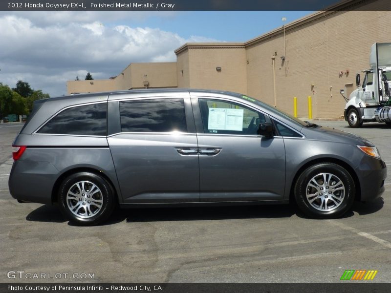 Polished Metal Metallic / Gray 2012 Honda Odyssey EX-L