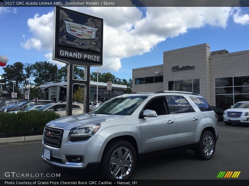 Quicksilver Metallic / Ebony 2017 GMC Acadia Limited AWD