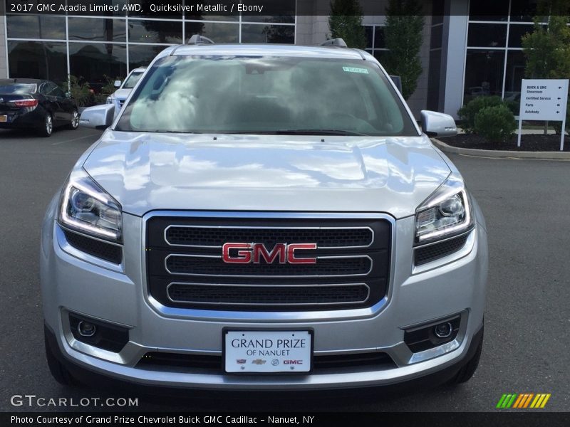 Quicksilver Metallic / Ebony 2017 GMC Acadia Limited AWD