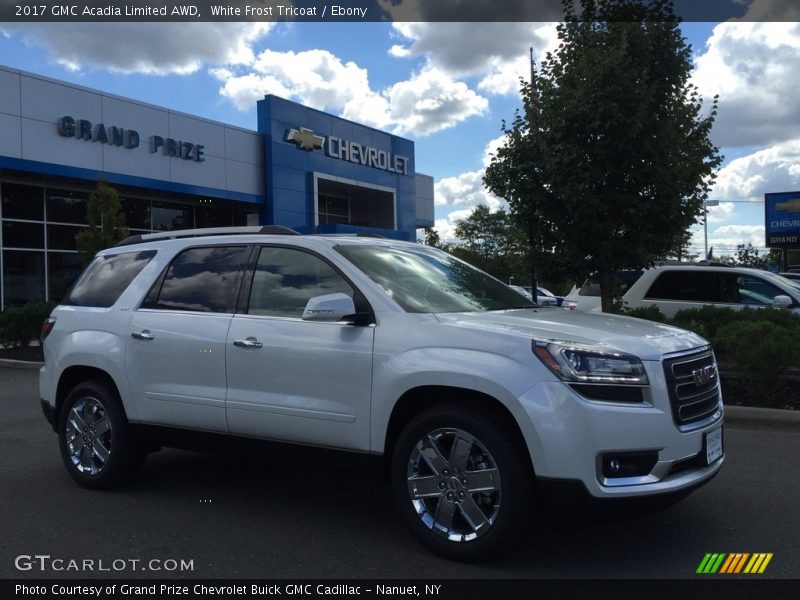 White Frost Tricoat / Ebony 2017 GMC Acadia Limited AWD