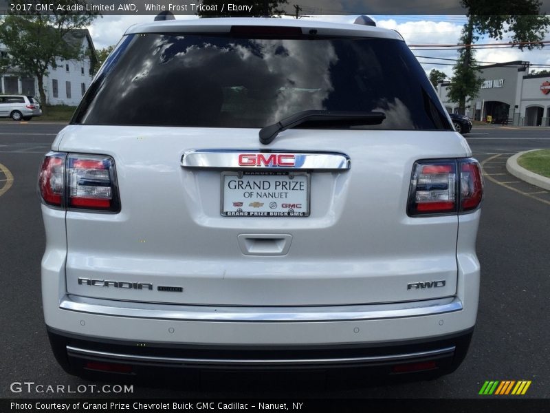 White Frost Tricoat / Ebony 2017 GMC Acadia Limited AWD
