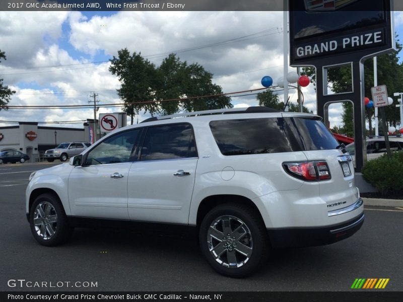 White Frost Tricoat / Ebony 2017 GMC Acadia Limited AWD