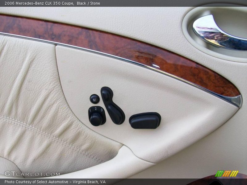 Black / Stone 2006 Mercedes-Benz CLK 350 Coupe
