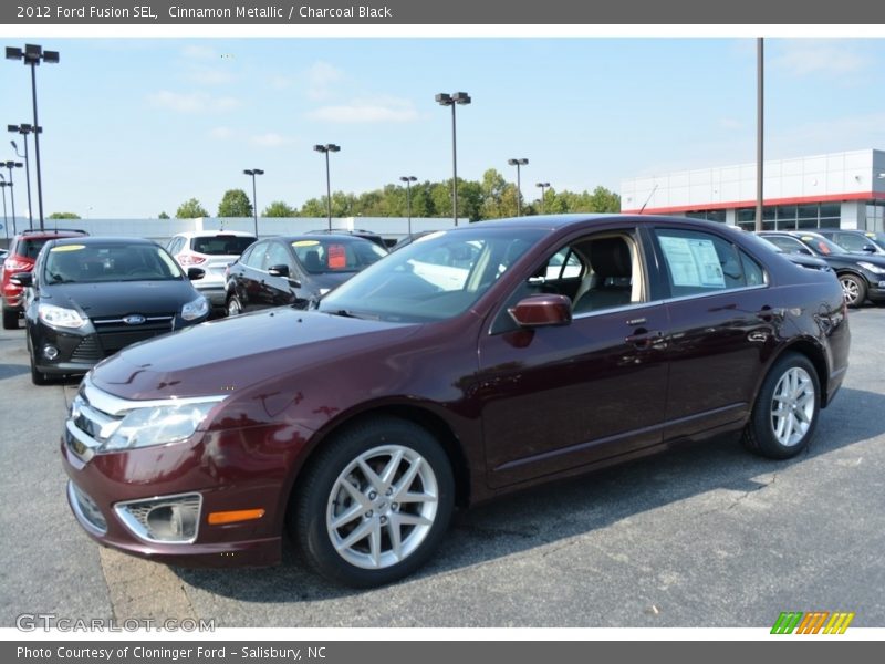 Cinnamon Metallic / Charcoal Black 2012 Ford Fusion SEL